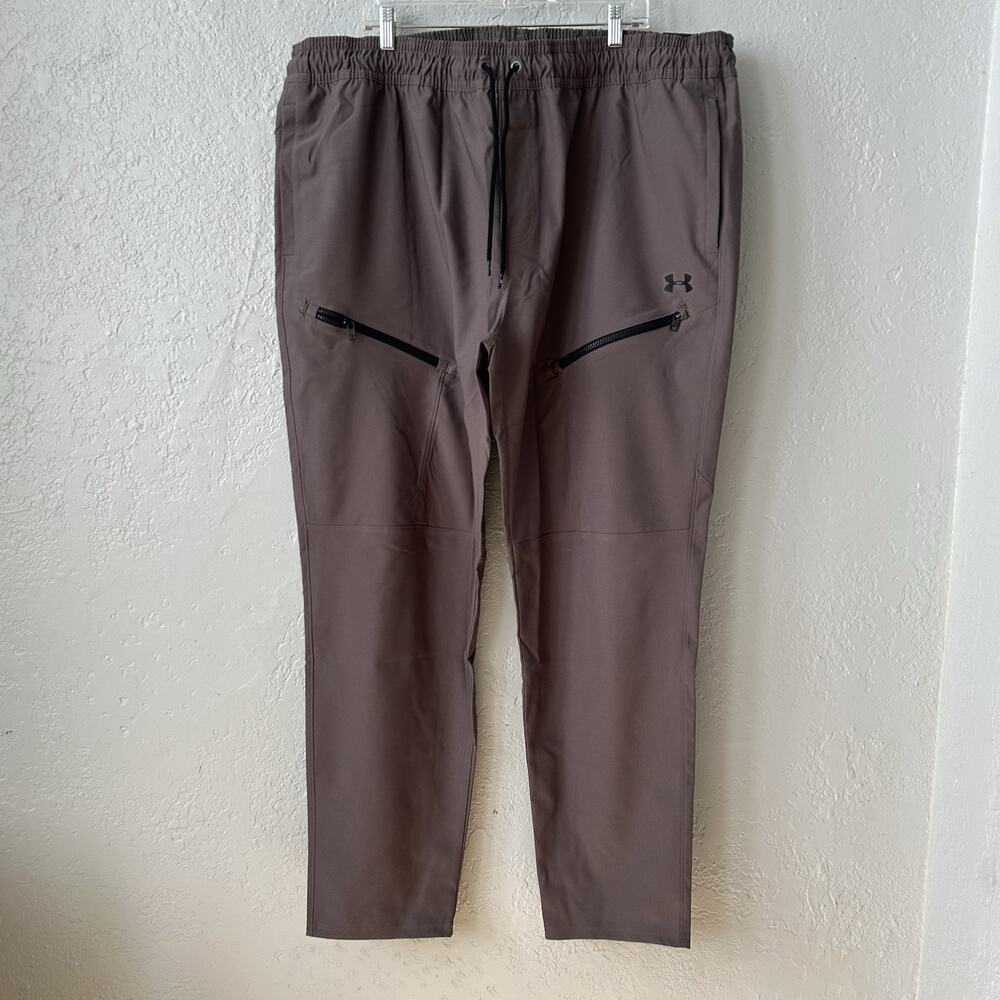 Under Armour 3XL Performance Joggers Tapered Athletic Pants Tech Zipper NWT